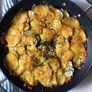 Zucchini Potato Cheese