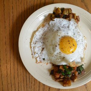 beet green breakfast potatoes